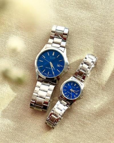 بكج ساعات كاسيو كبلز فضي - ازرق