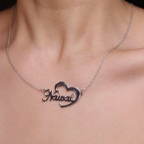 سلسل قلب نحت الاسماء حسب الطلب