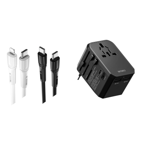 فيش سفر متعدد المنافذ من ويوو بقوة 45 واط مع اتنين...