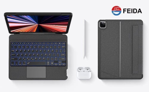 فيدا ماج تاتش كفر مع كيبورد وماوس ايباد ابل - متعد...