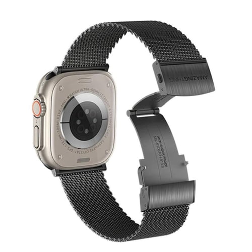 سوار معدن ساعة ابل الترا مناسبة مقاسات 45 مم 44 مم...