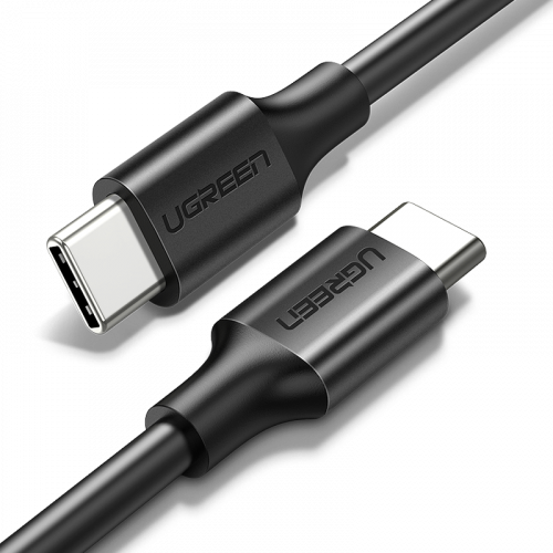 سلك شاحن يوجرين من USB-C إلى USB-C بطول 2 م - أسود