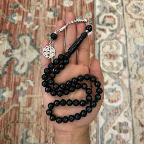 سبحه بكلايت معدن لون اسود