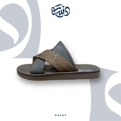 شمواه مطرز رصاصي