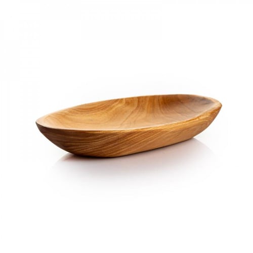 صحن خشب طبيعي