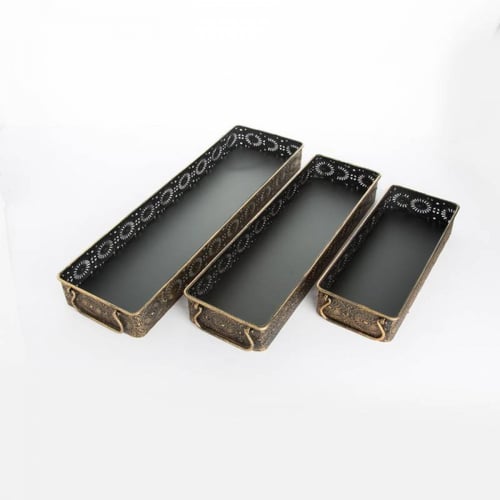 صينية تقديم مستطيلة وسط