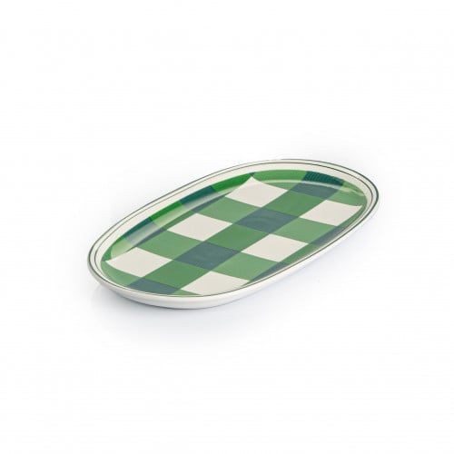 صحن بيضاوي سيراميك