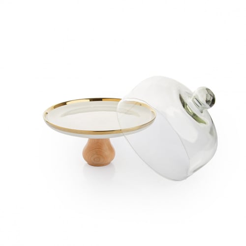 صحن تقديم بغطاء