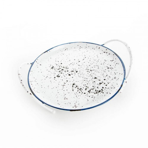 صحن تقديم حديد كبير