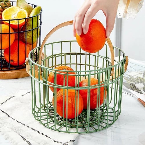 سله حديد مع حامل