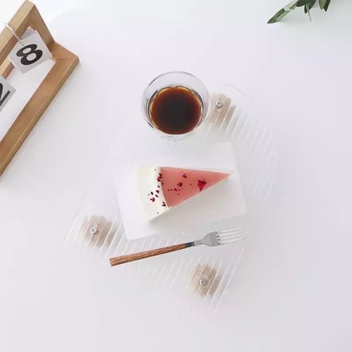 لوح تقديم بقاعدة خشبية