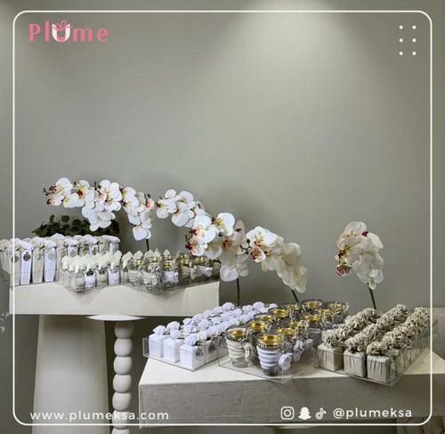 بكج بلوم (٢٦) ١٤٤ حبة ٦ صواني مناسب للأفراح مع الص...