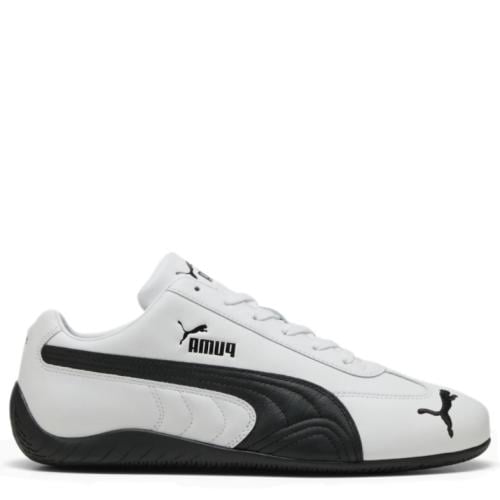 Puma Speedcat White Black Leather Sneakers