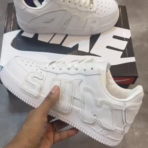 Nike X CPFM Air Force 1 "Triple White" sneakers