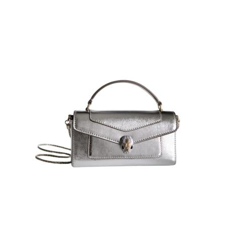BVLGARI Serpenti Forever Leather Cross-Body Phone...