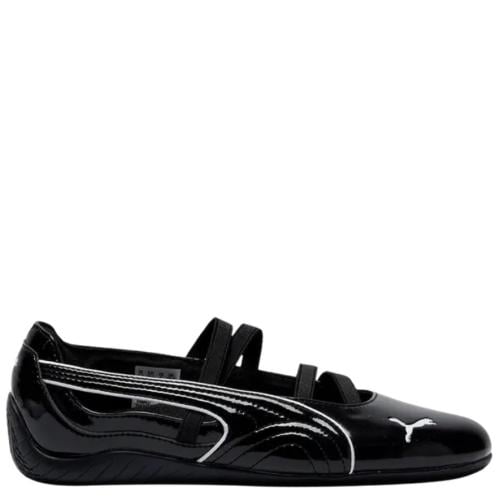 Puma Speedcat ballet pumps in glossy black