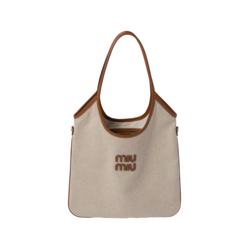 Miu Miu Cognac Ivy Leather Bag