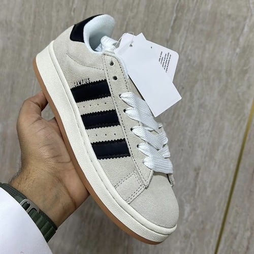 ADIDAS CAMPUS 00S CRYSTAL WHITE CORE BLACK