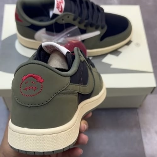 Travis Scott x Air Jordan 1 Low OG “Black Olive”