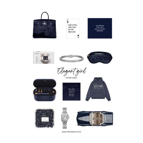ELEGANT GIRL STICKERS PACK