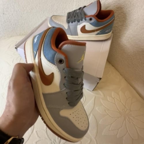 Air Jordan 1 Low "Phantom/Denim"