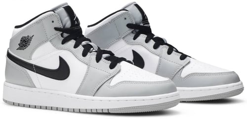 Air Jordan 1 Mid GS 'Light Smoke Grey'