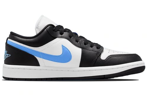 AIR JORDAN 1 LOW BLACK UNIVERSITY BLUE