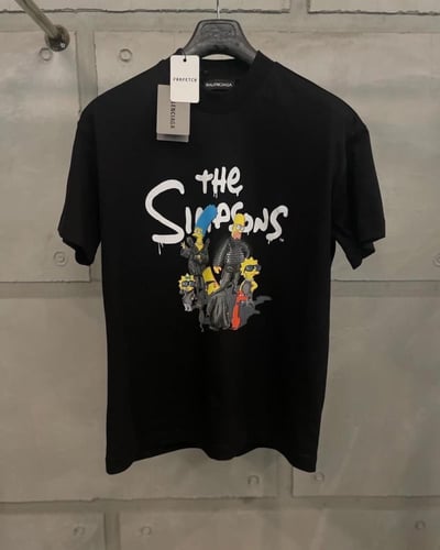 The Simpsons Print Crewneck T-Shirt