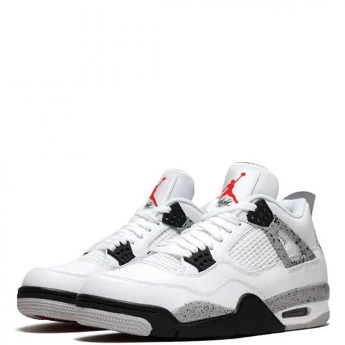 Air Jordan 4 white cement