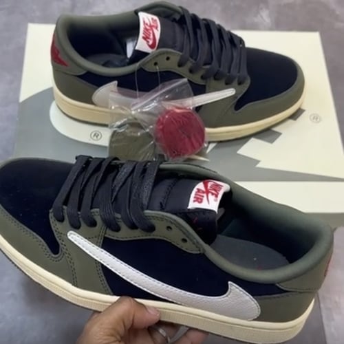 Travis Scott x Air Jordan 1 Low OG “Black Olive”