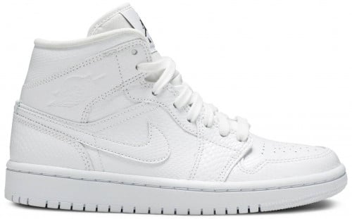 Air Jordan 1 Mid 'White Snakeskin'