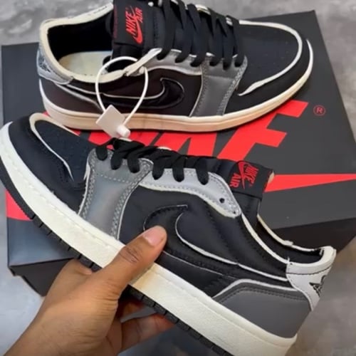 AIR JORDAN 1 LOW OG EX "Dark Smoke Grey"