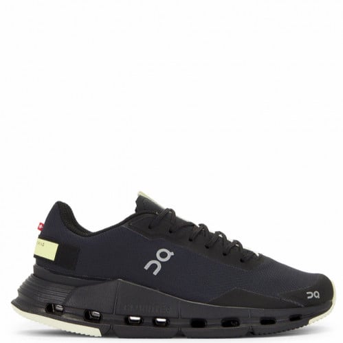 On Cloudnova Form Sneaker in Black & Hay