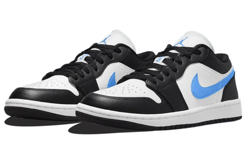 AIR JORDAN 1 LOW BLACK UNIVERSITY BLUE