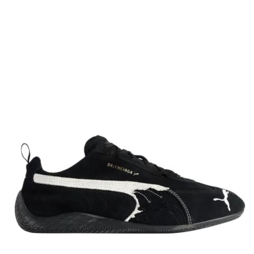PUMA Balenciaga x Speedcat Suede 'Black White'