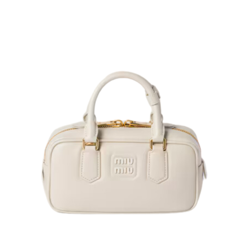 Miu Miu Arcadie Leather Mini-Bag 'Talco'