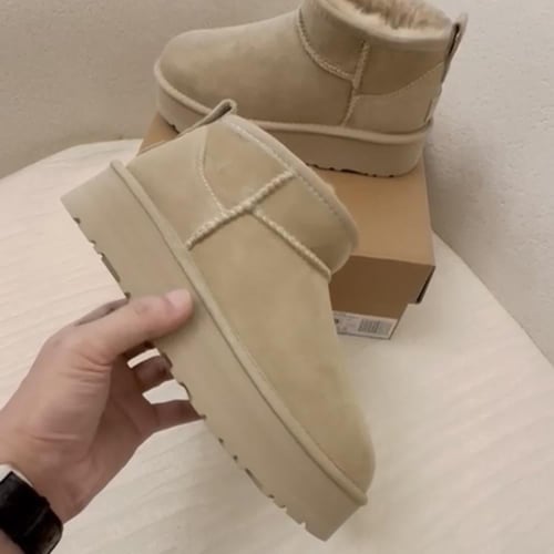 UGG Classic Ultra Mini Platform "Sand" boots