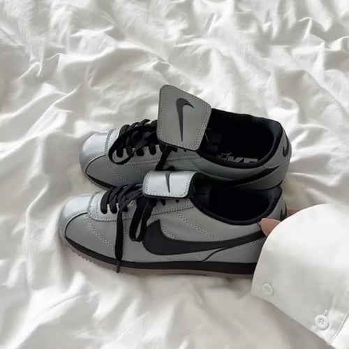 Cortez Leather SE 'Tiempo Pack - Metallic Cool Gre...