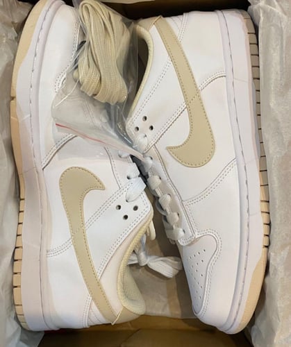 Nike dunk low “pearl white”