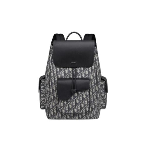 SADDLE BACKPACK BEIGE AND BLACK DIOR