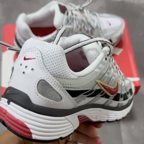 Nike P-6000 "Platinum/Varsity Red" sneakers