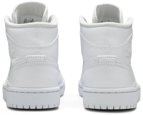 Air Jordan 1 Mid 'White Snakeskin'