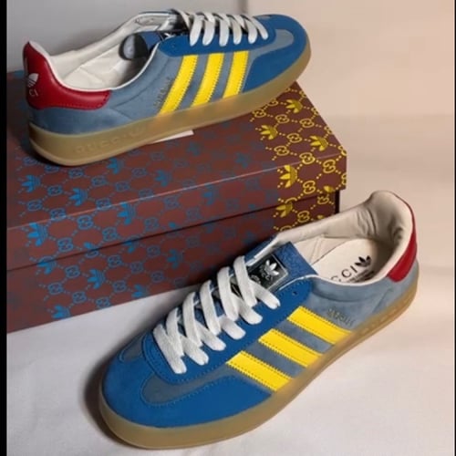 Adidas x Gucci Gazelle Blue
