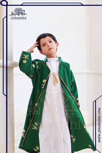 دقلة اطفال اليوم الوطني اللون الاخضر - دقله ولادي...