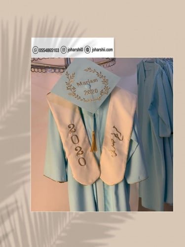 تفصيل عبايات تخرج فخمة حسب الطلب