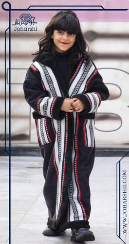 فروة اطفال شتوية سدو عربي دافئة