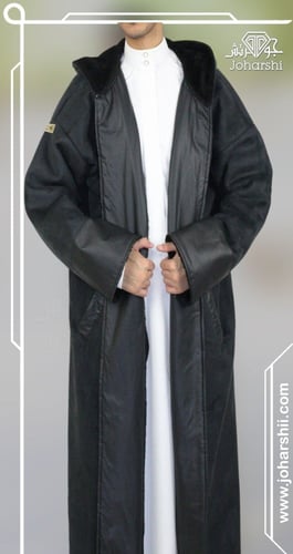 فروة رجالي شتوية بتصميم جلد فاخر