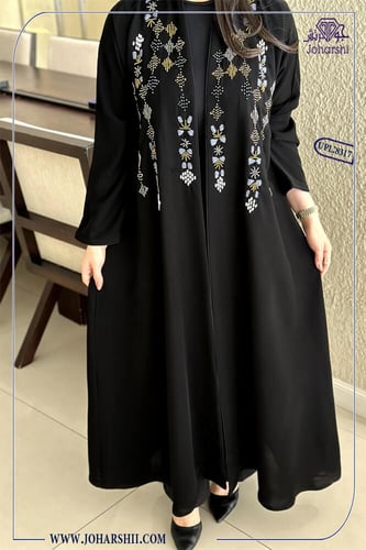 عباية شروق شك من الامام بعدة اللوان