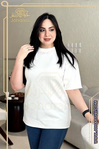 تيشرت ابيض أوفر سايز اليوم الوطني ( سعودي)