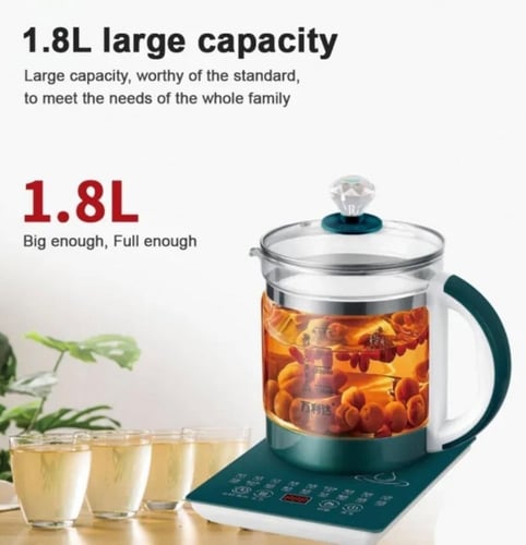 غلاية ذكية متعددة الوظائف سعة 1.8 لتر تعمل 16 وظيف...